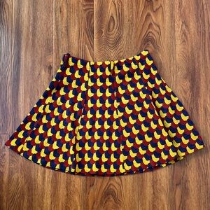 Vintage Sears Multicolor Skater Skirt